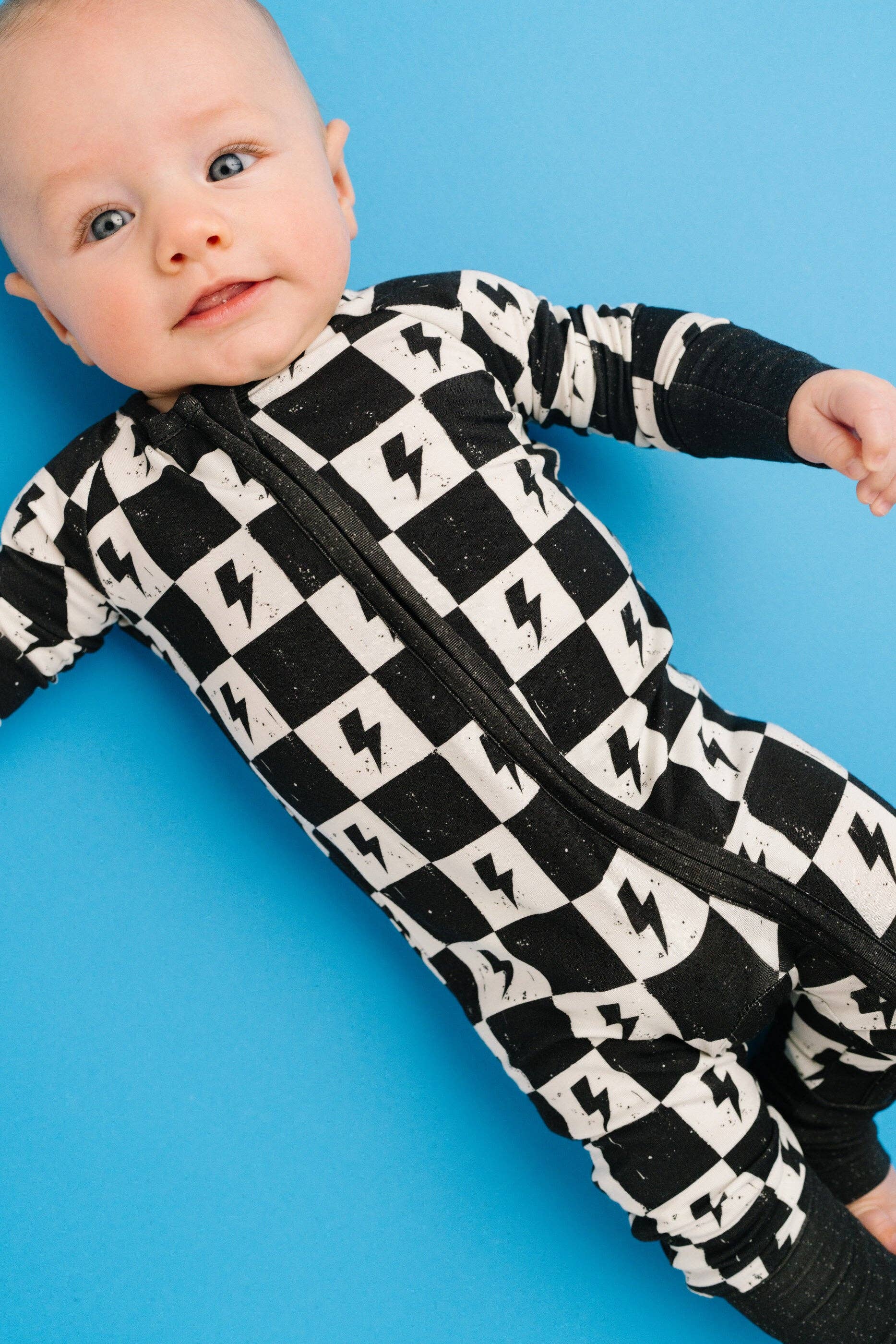 Electric Checkered Bamboo Sleeper