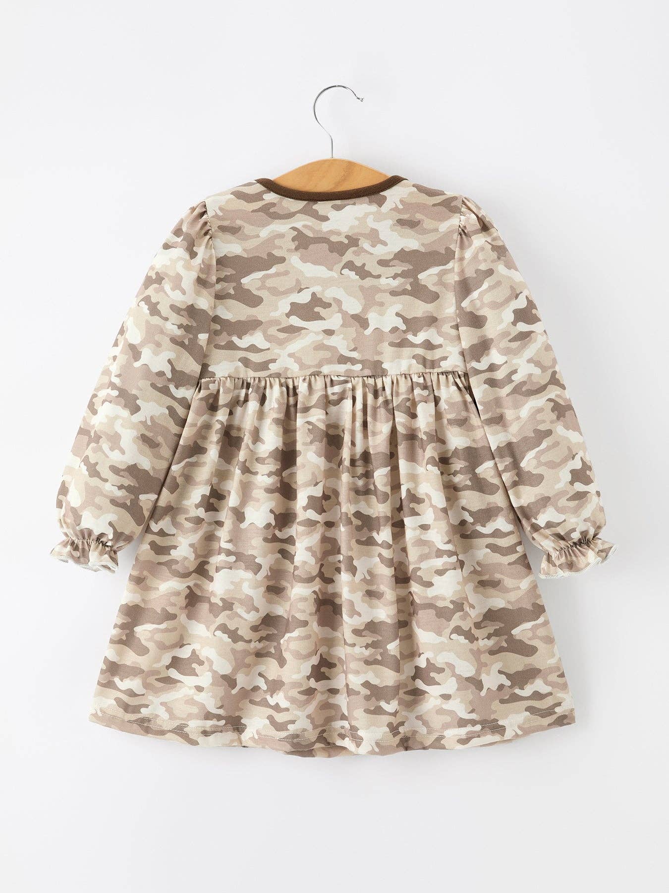 Duck Smocked Camo Dress