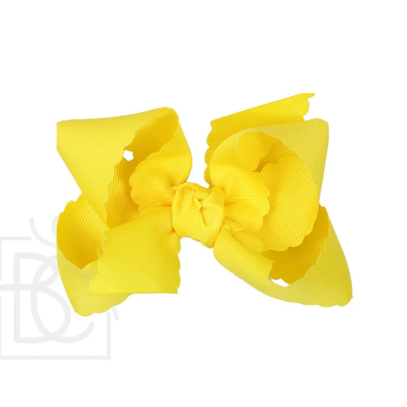 Scalloped Edge Bow