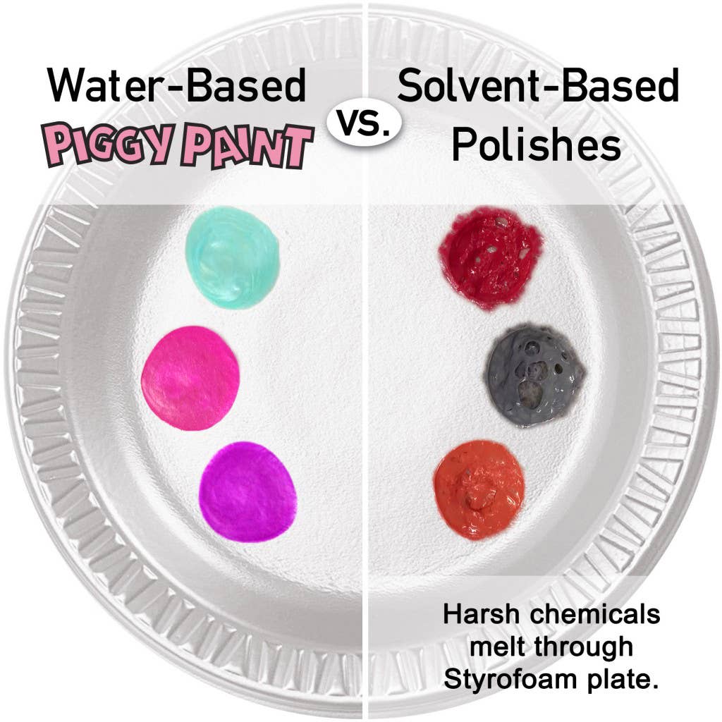 Giggly GREEN Piggy Paint Pen Non-Toxic Kids Nail Polish