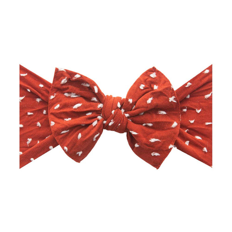 Baby Bling® Shabby Dot Knot soft nylon headband