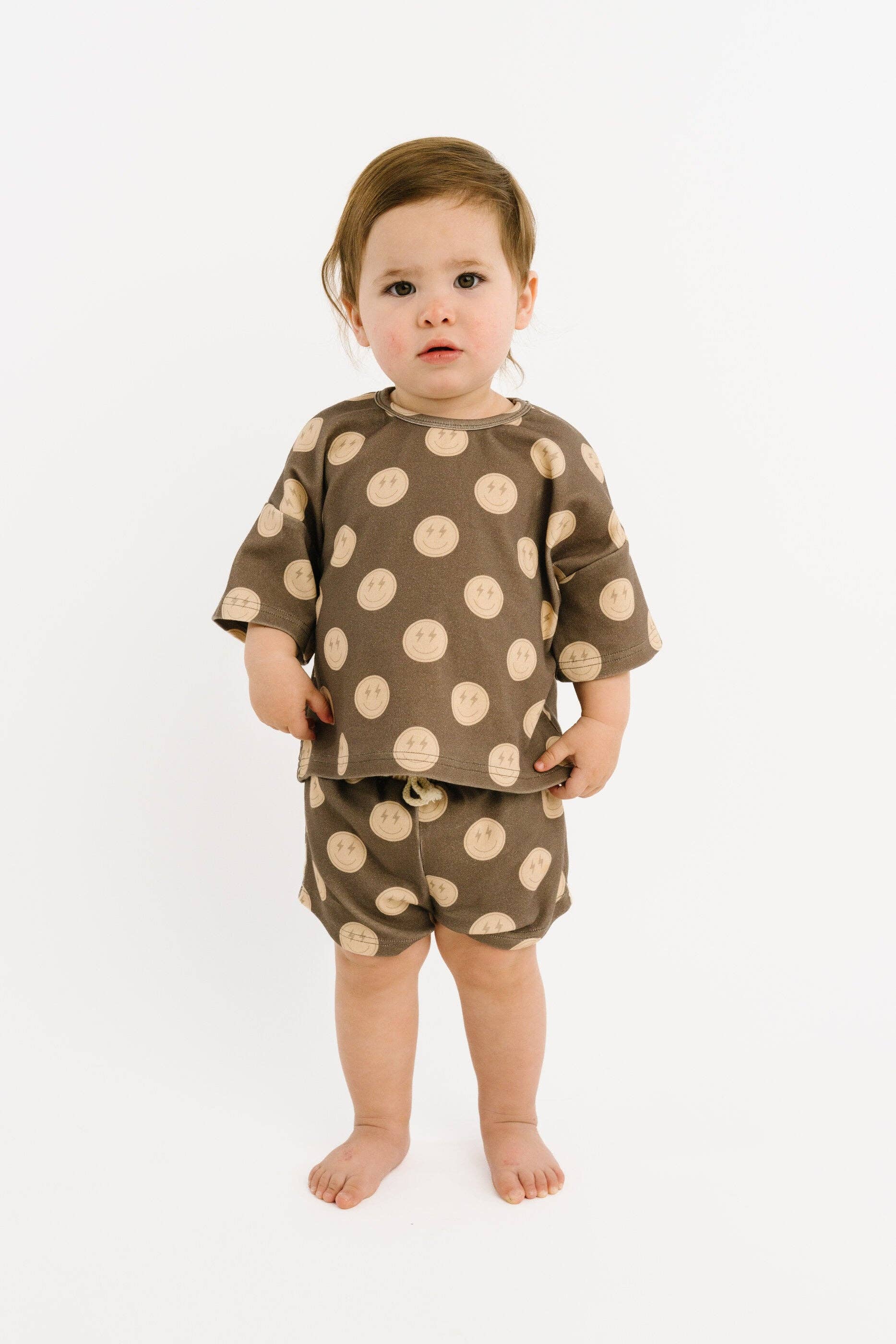 Neutral Smileys Slouchy Set
