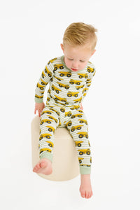 Dump Trucks Bamboo 2 Piece Set