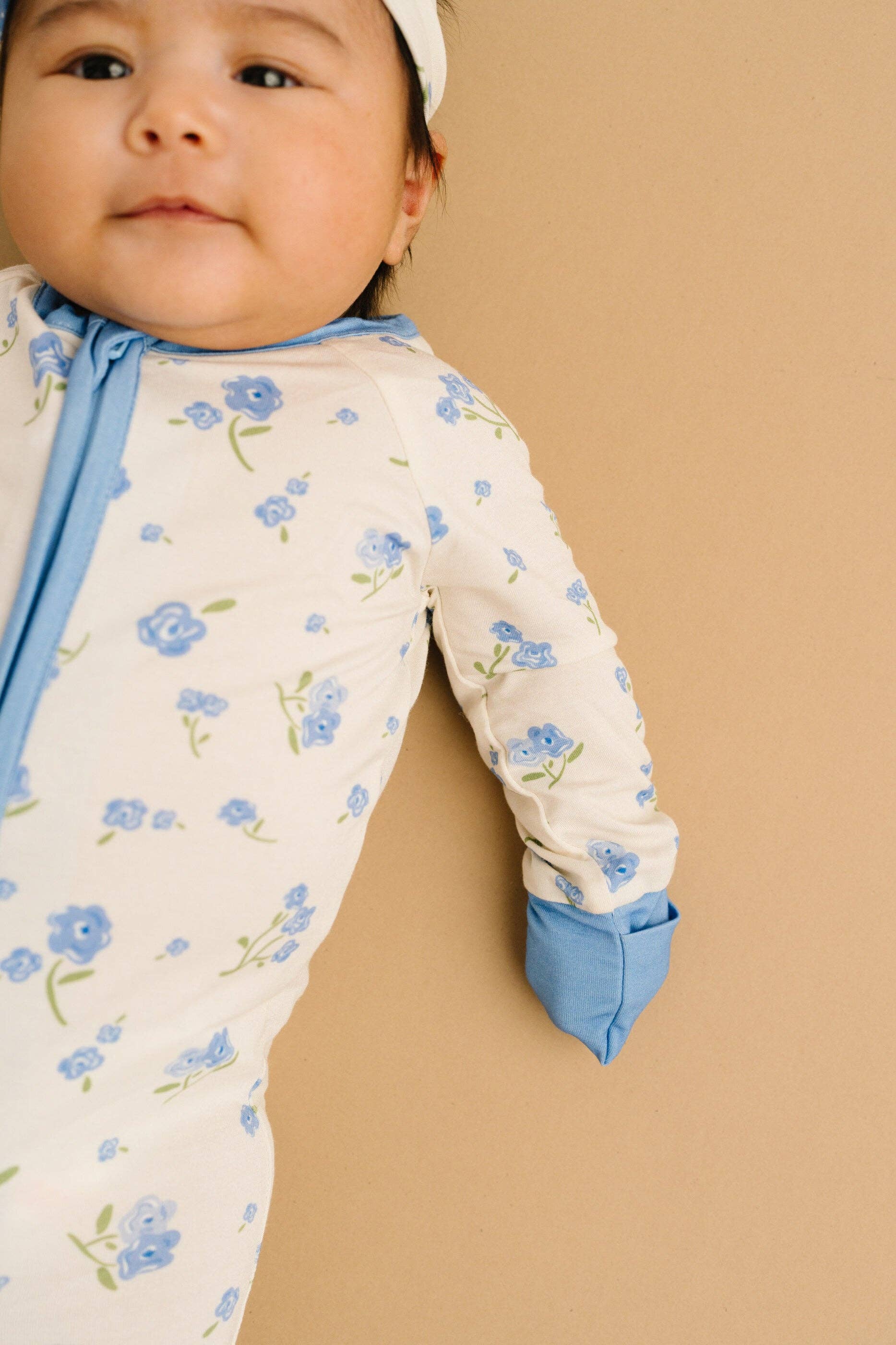 Blue Blooms Bamboo Sleeper