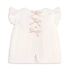 Milly Eyelet & Bow Top + Ruffled Bloomer Set