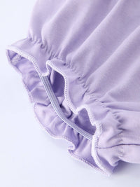 Spring Floral Bow Ruffle Bloomer Set