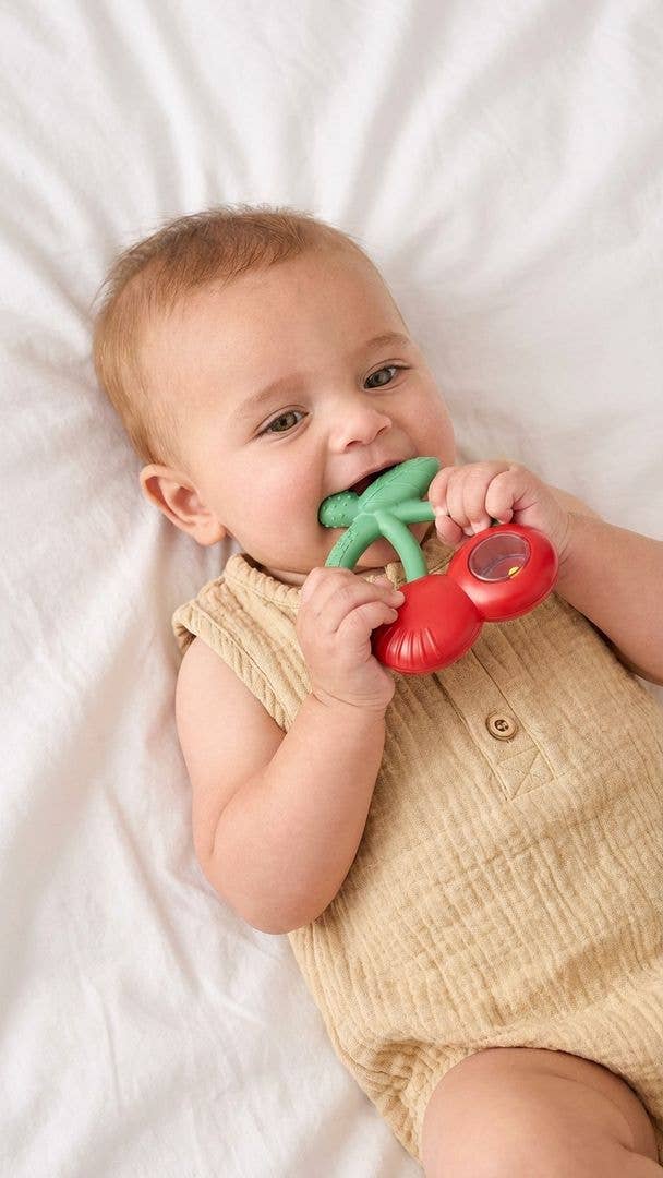 Bitzy Shake™ - Silicone Teether with Rattle