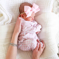 Peter Pan Collar Ruffle Zipper Footie