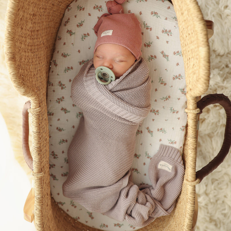 Cotton Swaddle Receiving Baby Blanket (Mult. Colors)