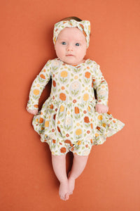 Rustic Meadow Bodysuit Bamboo Dress