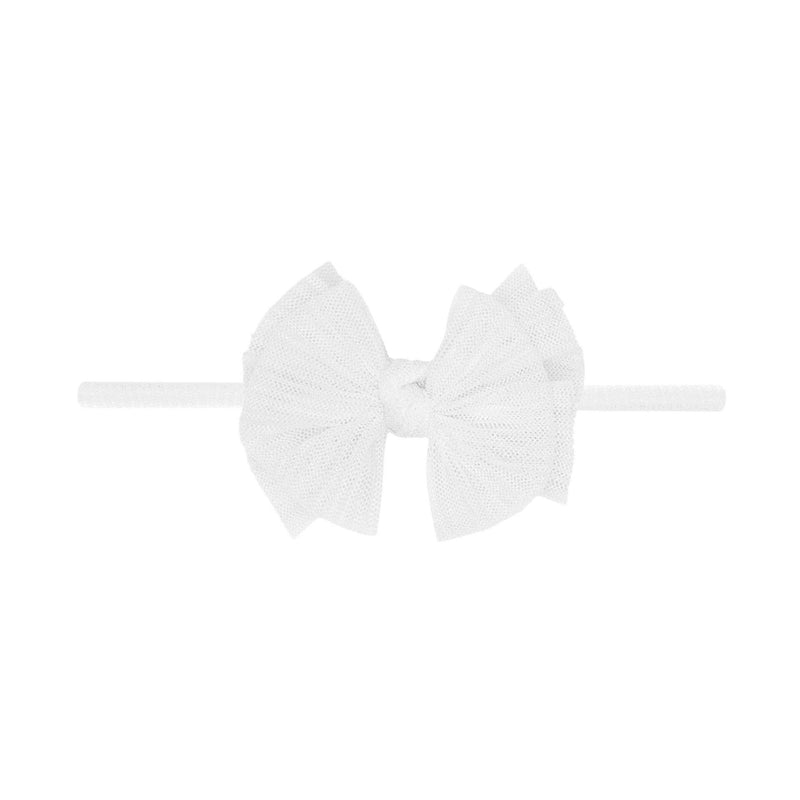 Baby Bling® Tulle Baby FAB® Skinny Tulle Bow Headband