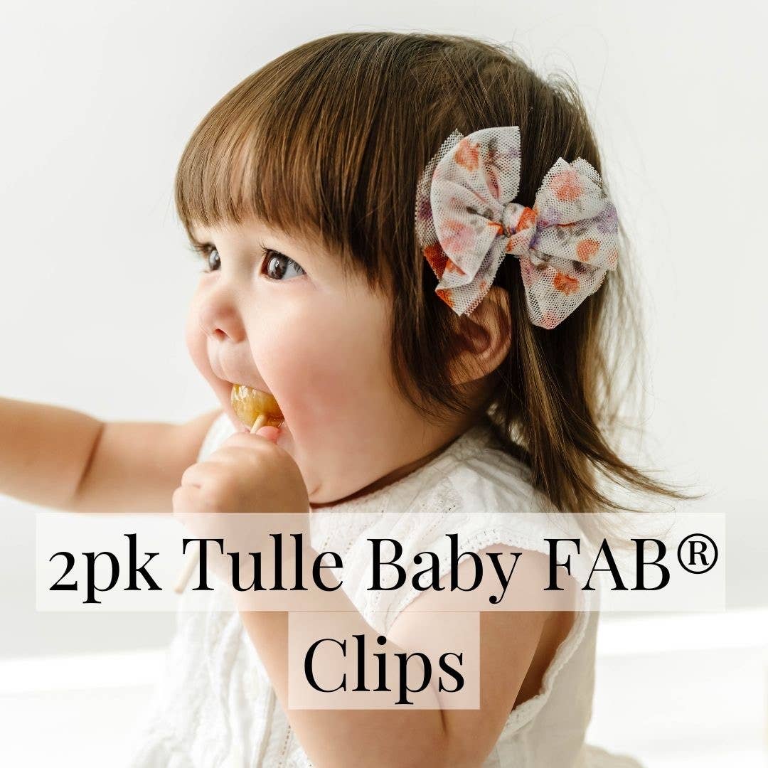 2-Pack Tulle Baby FAB® Clips