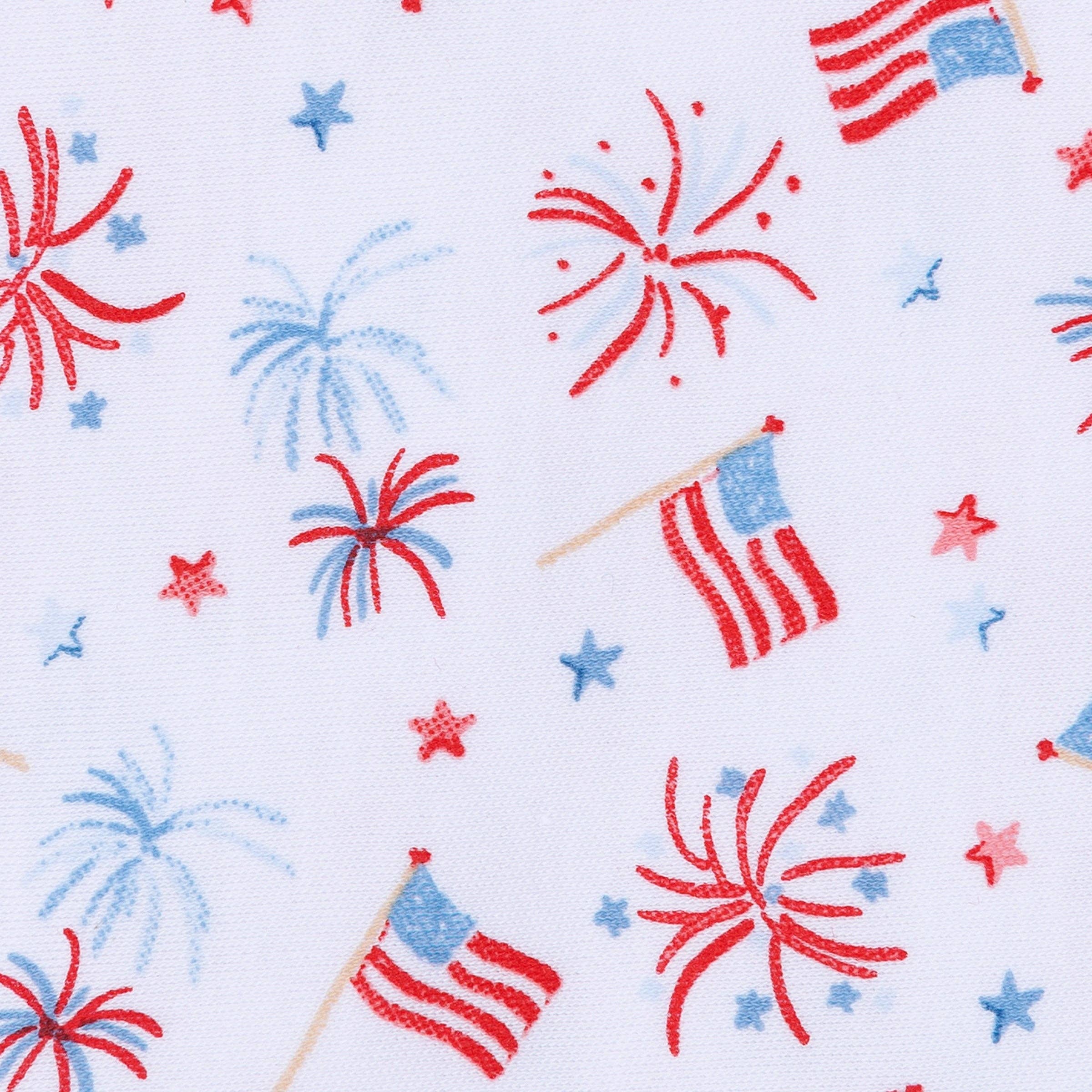 A Sparkly Fourth Print Flutters Bubble