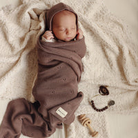 Pointelle Swaddle Receiving Baby Blanket (Mult. Colors)