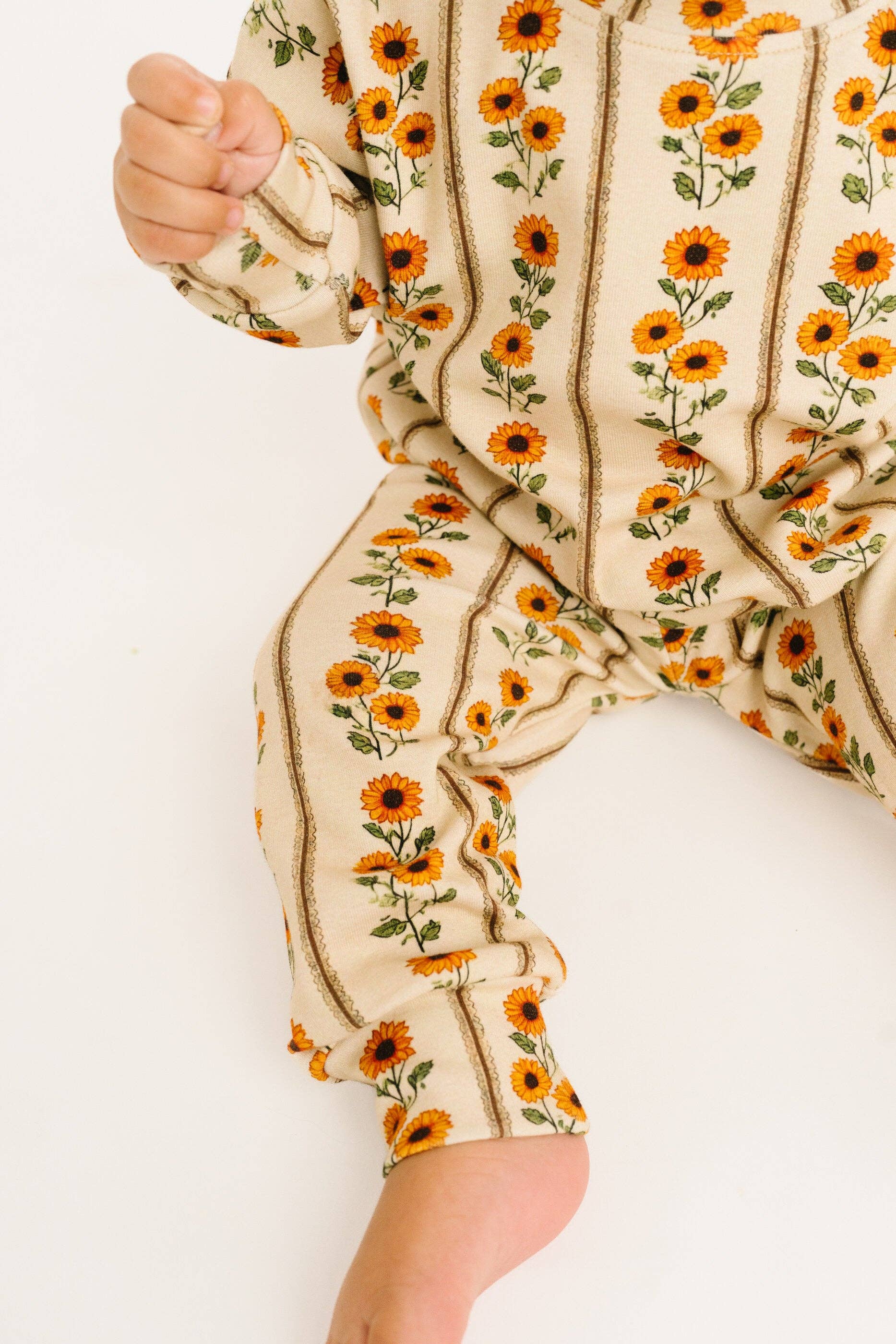 Sunflower Stripe Crewneck Set