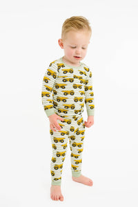 Dump Trucks Bamboo 2 Piece Set