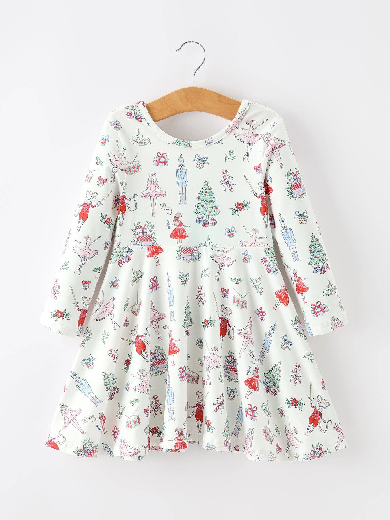 Christmas Nutcracker Print Dress