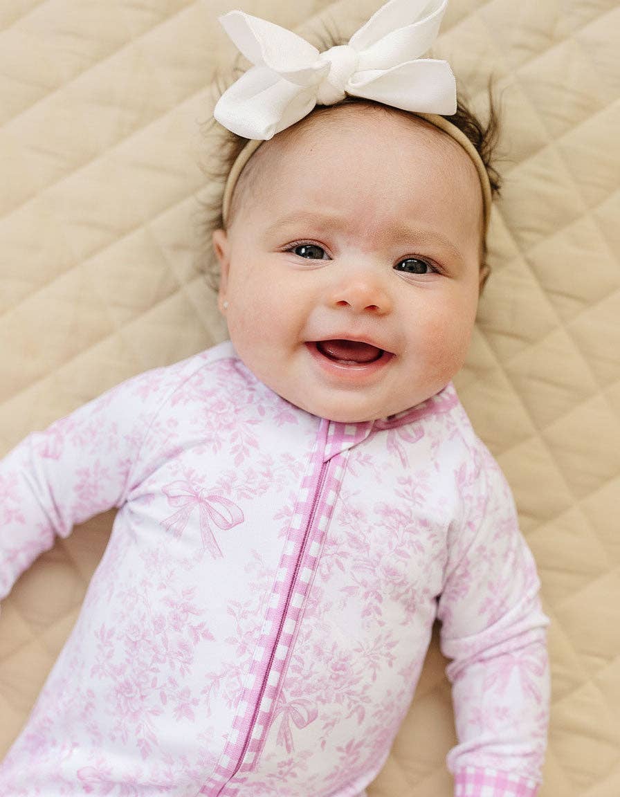 Bamboo Zip Romper | Petal Whimsy