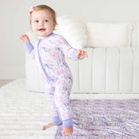 Leighton's Lavender Convertible Zip Romper