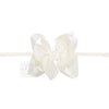 Satin Bow with Pantyhose Headband