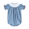 Farm Animals Smocked Romper