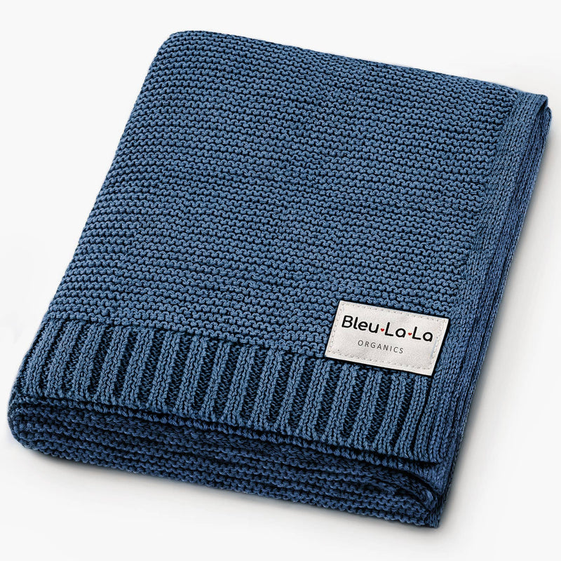 Cotton Swaddle Receiving Baby Blanket (Mult. Colors)