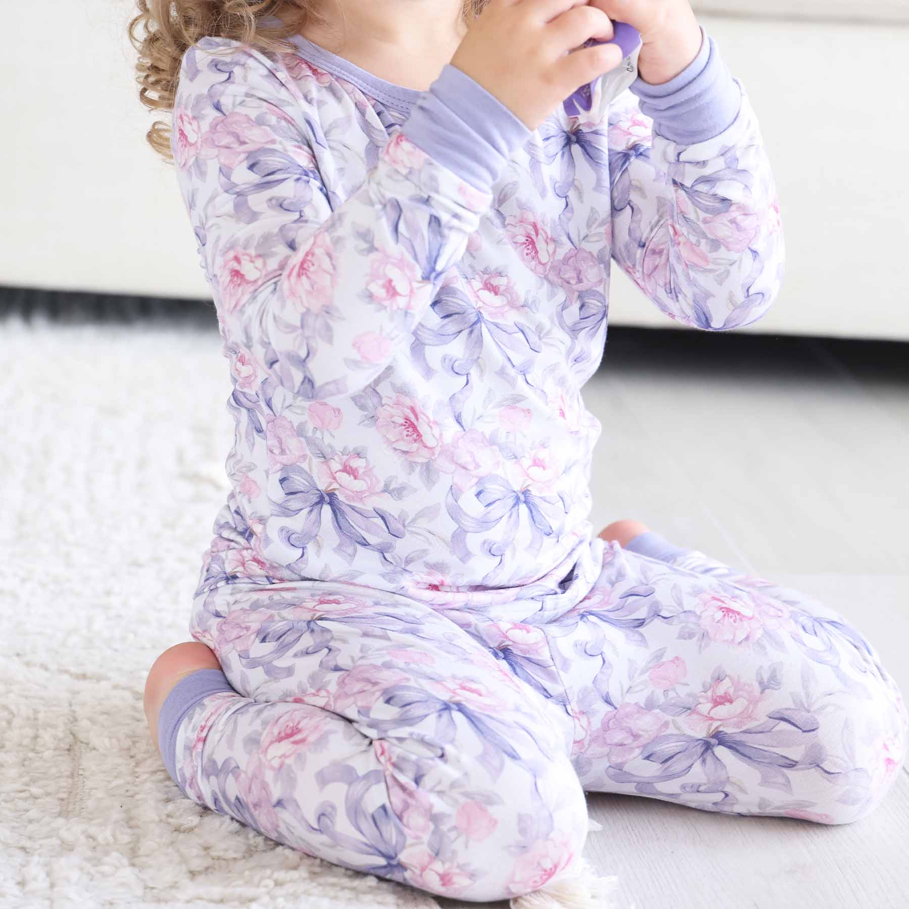 Leighton's Lavender Two Piece Pajama Set