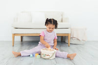 Wooden Shape Sorter Bucket Toy