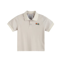 Sand Beige Tractor Polo Shirt
