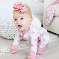 Rosy & Cozy Convertible Zip Romper