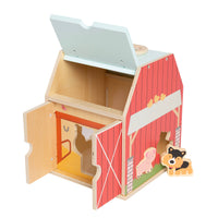 Wooden Barn Shape Sorter Toy