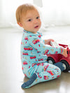 Paws To The Rescue Bamboo Zipper Pajama