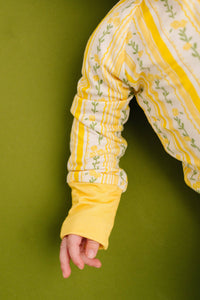 Sunny Meadow Stripe Bamboo Sleeper