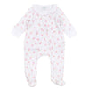 Twinkle Toes Print Zip Footie
