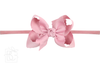 Nylon Headband w/ Scalloped Bow (Mult. Colors)