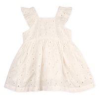 Lily Schiffli Floral Baby Girl Dress & Bloomer