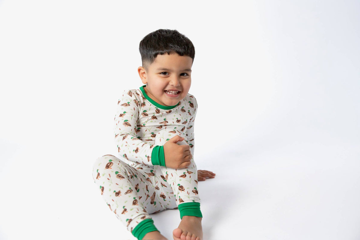 Mallard Drake Ducks- LS/Pants Toddler Pajamas