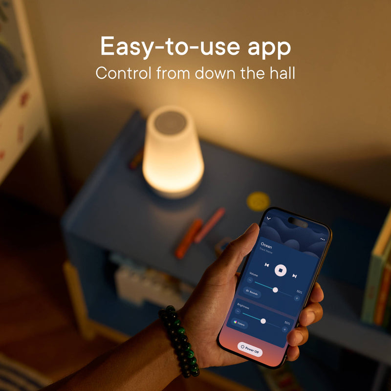 Hatch Rest+ 2nd Gen Night Light, Sound Machine, with Battery