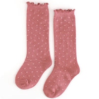 Dottie Knee Socks - Old Rose