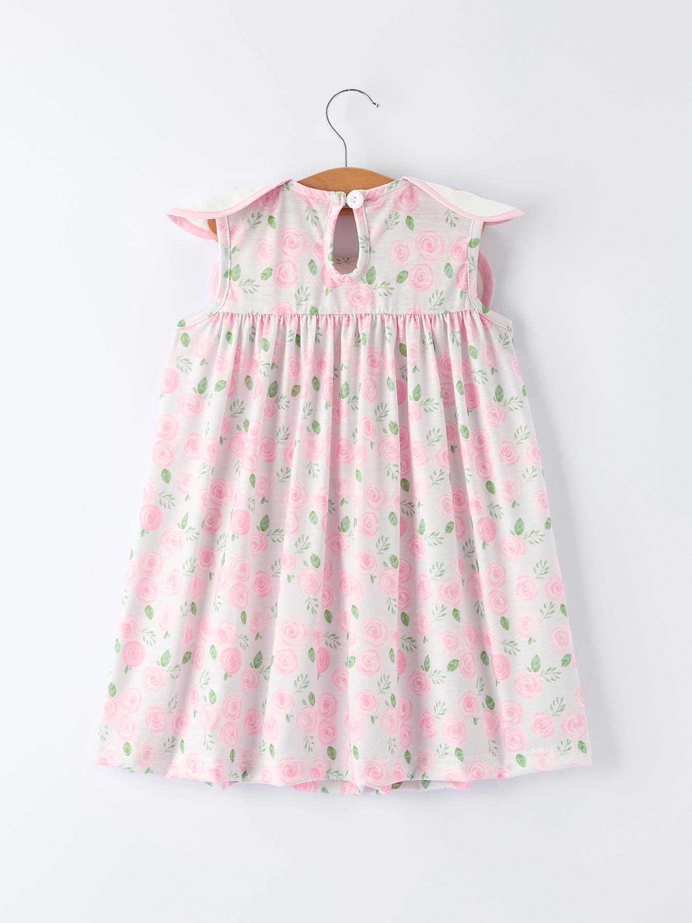Floral Cross Girls Dress