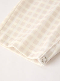 Plaid Turkey Embroidery Longall