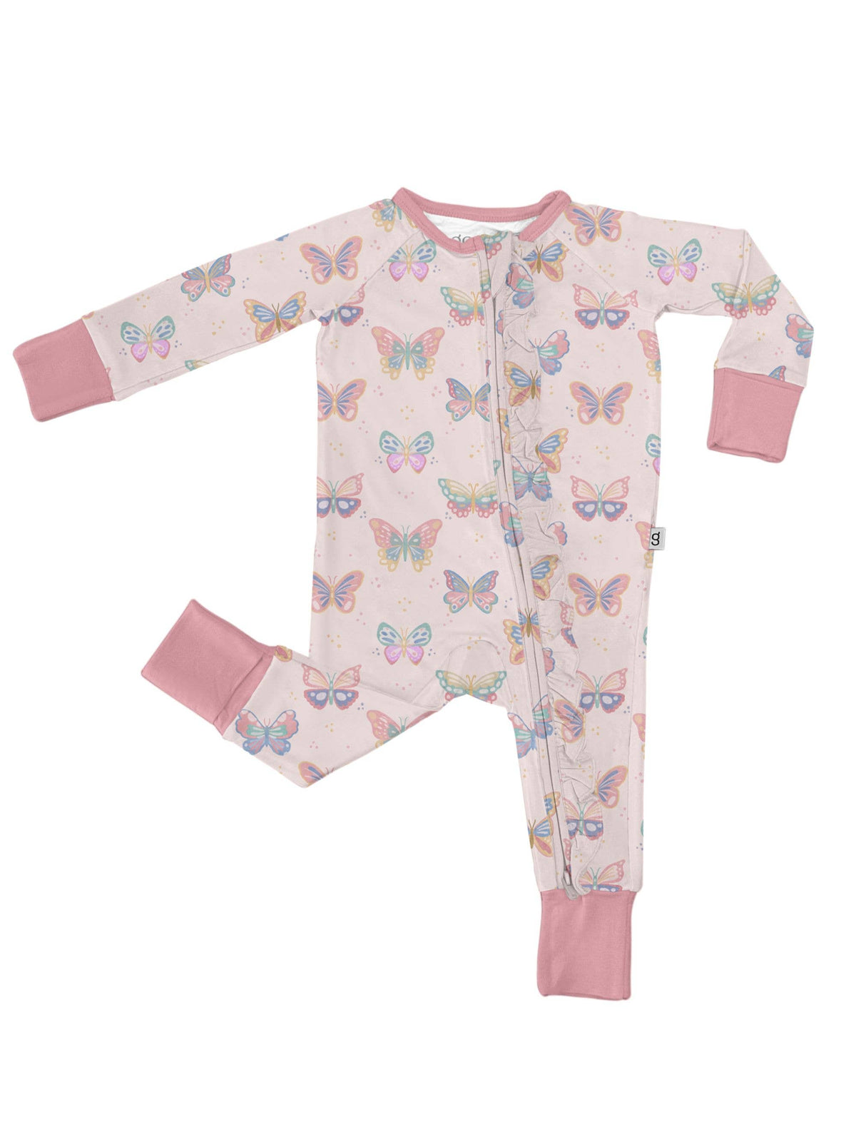 Butterfly Bliss - Convertible Zip PJs