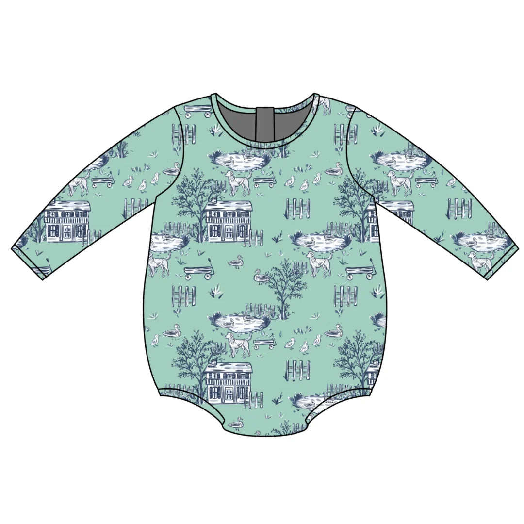 Long Sleeve Bates Bubble- Chapel Hill Estate