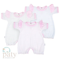 Paty Knit Angel Sleeve Bubble (Pima Trim)
