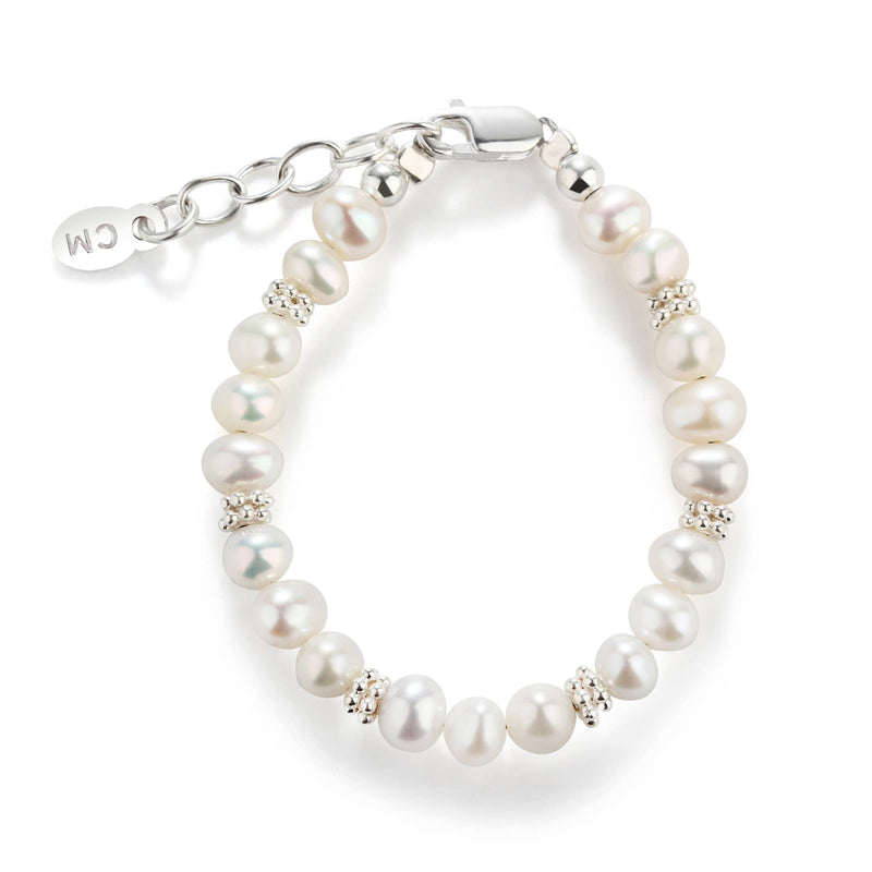 Sterling Silver Pearl Baby Bracelet - Victoria