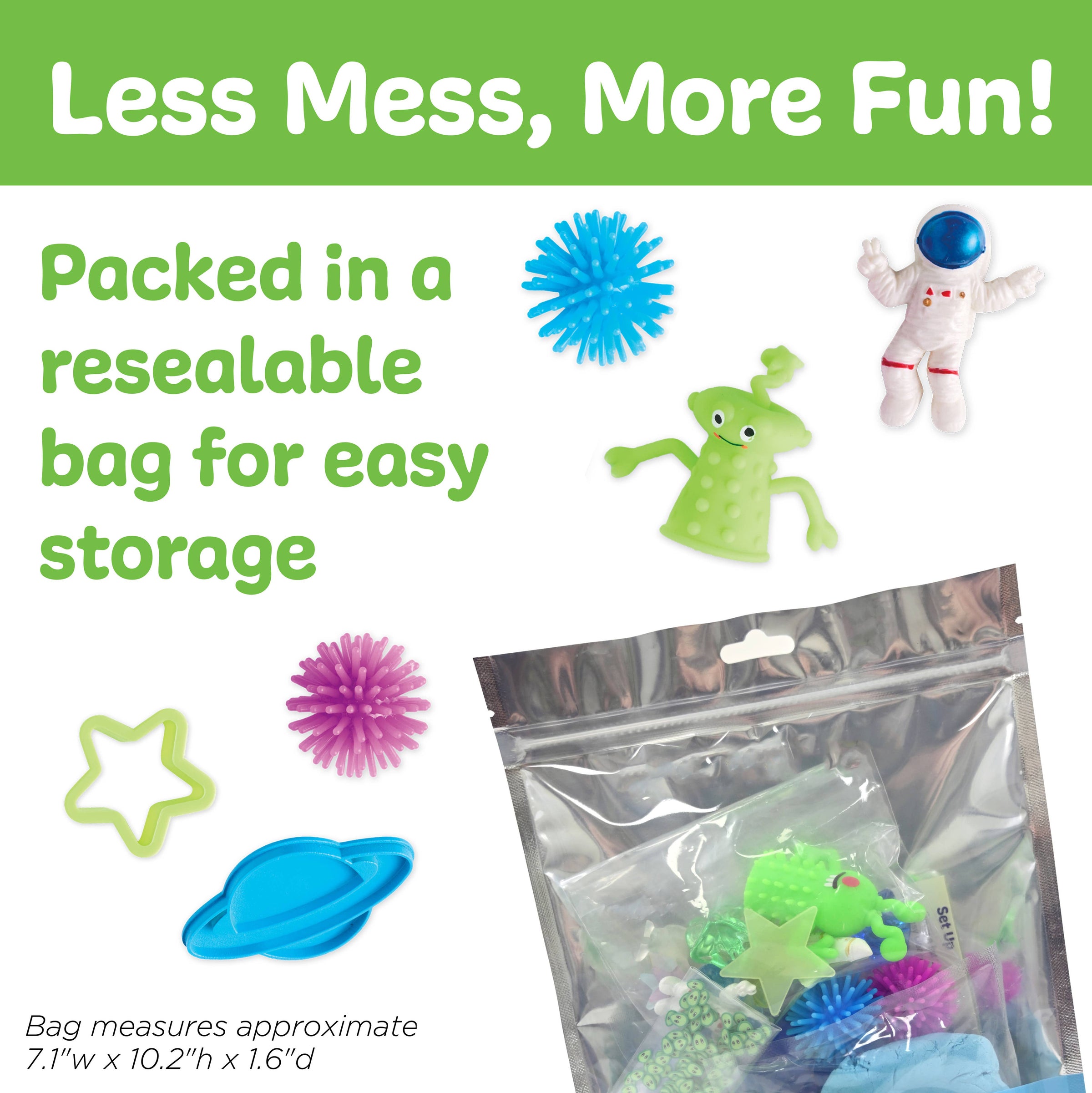 Sensory Pack Outer Space On the Go Play Set for Kids