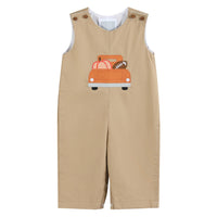Pumpkin Football Truck Overalls