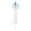 Scalloped Grosgrain Pacifier Clip w/ Detachable Bow