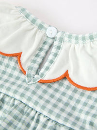 Glitter Pumpkin Girls Bloomer Set