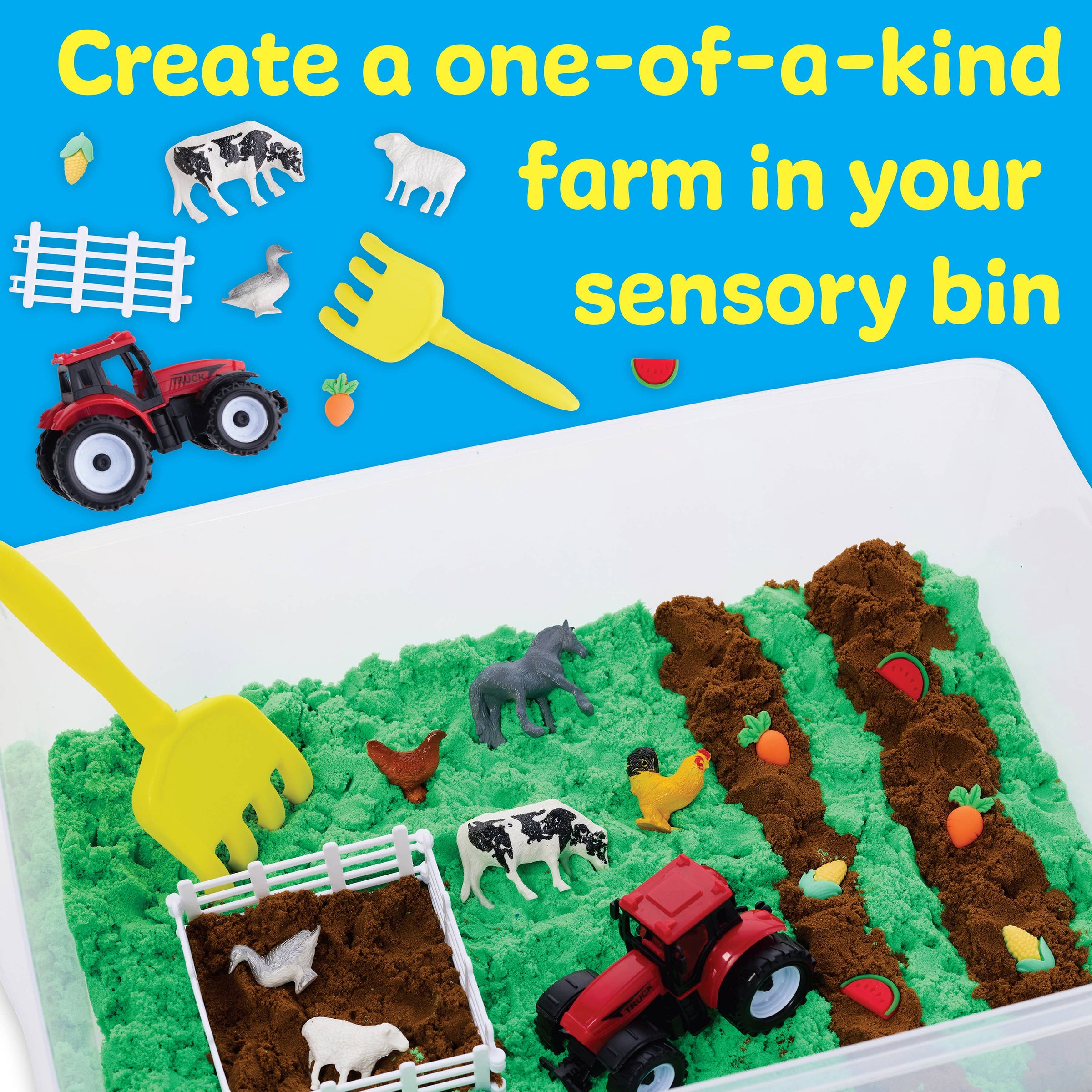 Sensory Bin Farm Activity Kit for Kids